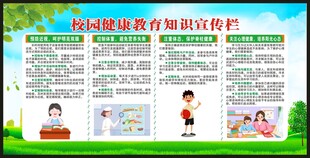 校园健康教育知识宣传栏