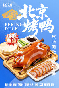 北京烤鸭宣传海报