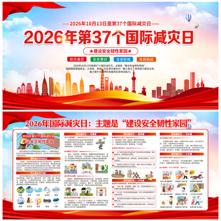 2026年国际减灾日