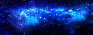 蓝色宇宙星空背景图