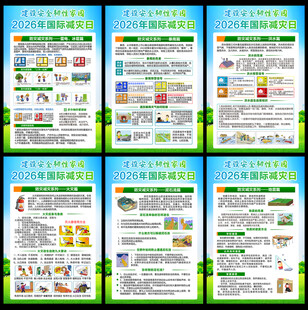 2026年国际减灾日挂图
