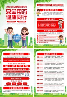 全国安全用药月 海报