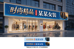 女装店门头