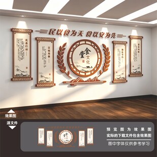 食堂文化墙