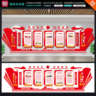 退伍军人文化墙