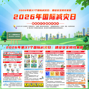 2026年国际减灾日