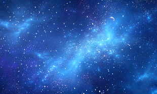 蓝色宇宙星空背景图素材