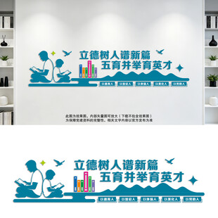 五育并举文化墙