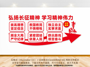 长征精神文化墙