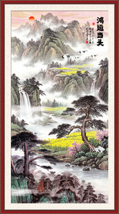 玄关山水画