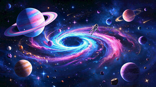 星空宇宙太空星球旋涡星系