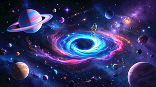 星空宇宙太空星球旋涡星系